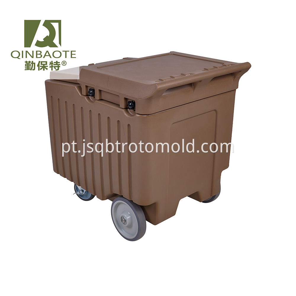Sliding Lid Portable Ice Cart